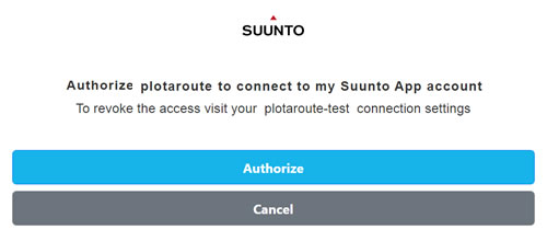 Approve the link to your Suunto account